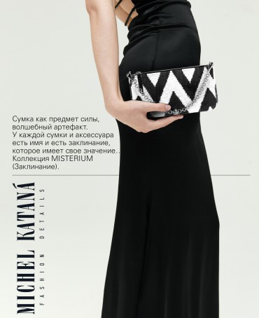 Шелковый (Бахмаль) Клатч-конверт-папка-косметичка EX INSTINCTU! (Основной инстинкт!) EX INSTINCTU!_Thiny/S